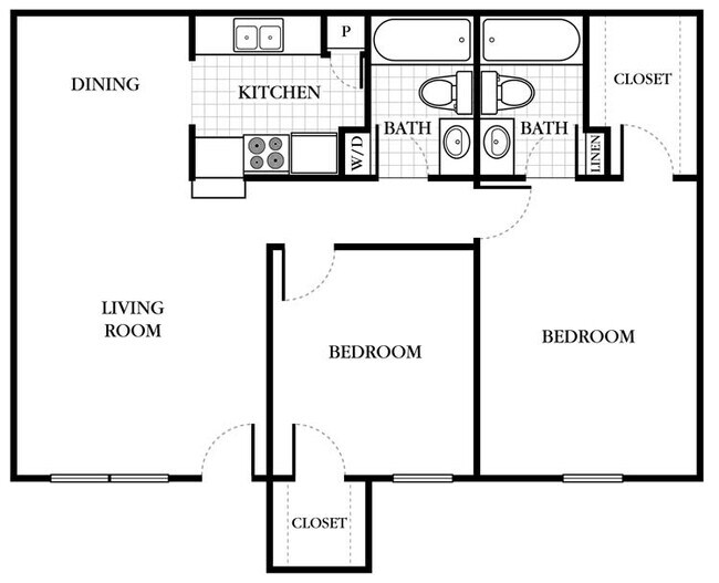 Unit 38-3 floor plan